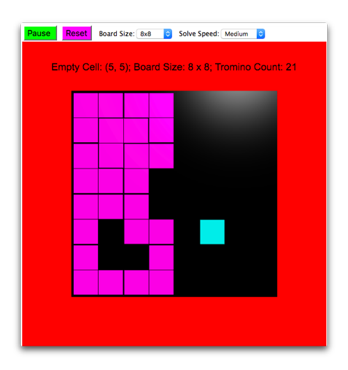 Tromino Puzzle Simulation V2
