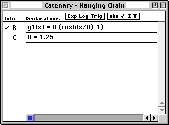 Catenary - Hanging Chain Work window
