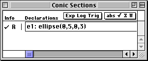 Ellipse Template Work