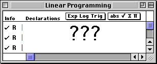 Plot of Hidden linear program