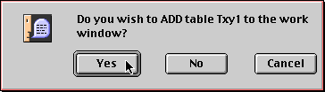 Add data table alert