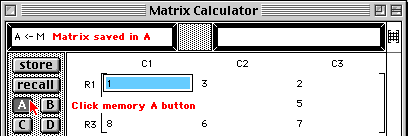 A button clicked