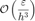 $$ \displaystyle \mathcal{O}\left(\frac{\varepsilon}{h^3}\right)$$