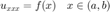 $$u_{xxx} = f(x) \quad x \in (a,b)$$